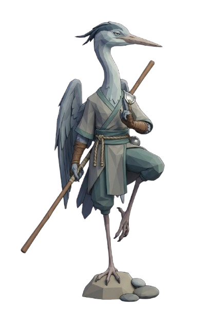 Ilustração de um Anemo da Tribo dos Lagunos.